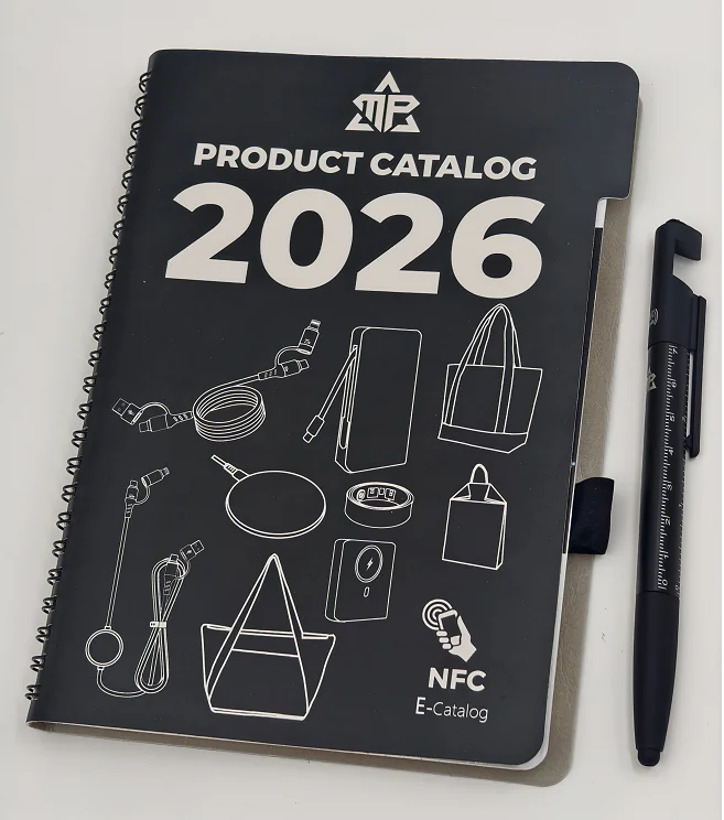 Smart NFC A5 rPU Notebook with Pen | NFC | rPU Leather | Customizable Format | AP014-AC-S2