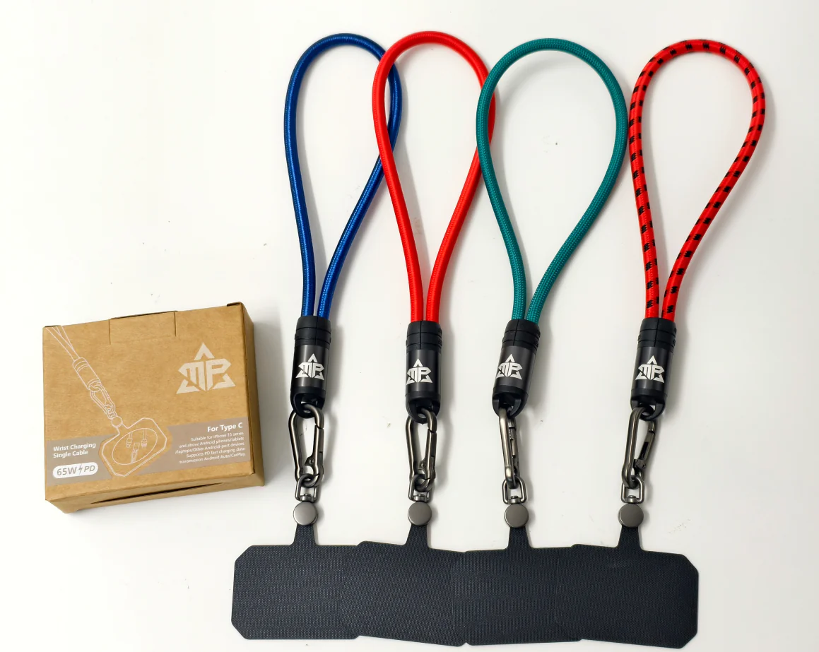 Lanyard C to C 65W PD Cable | Type-C & Type-C | Eco-Friendly | 38cm | HP6030PD